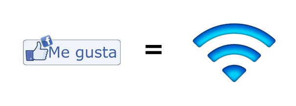 Facebook fomenta el trueque: «me gusta» por Wi-Fi gratis.