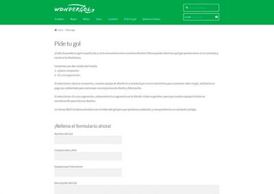 Wondergol - Tienda Online