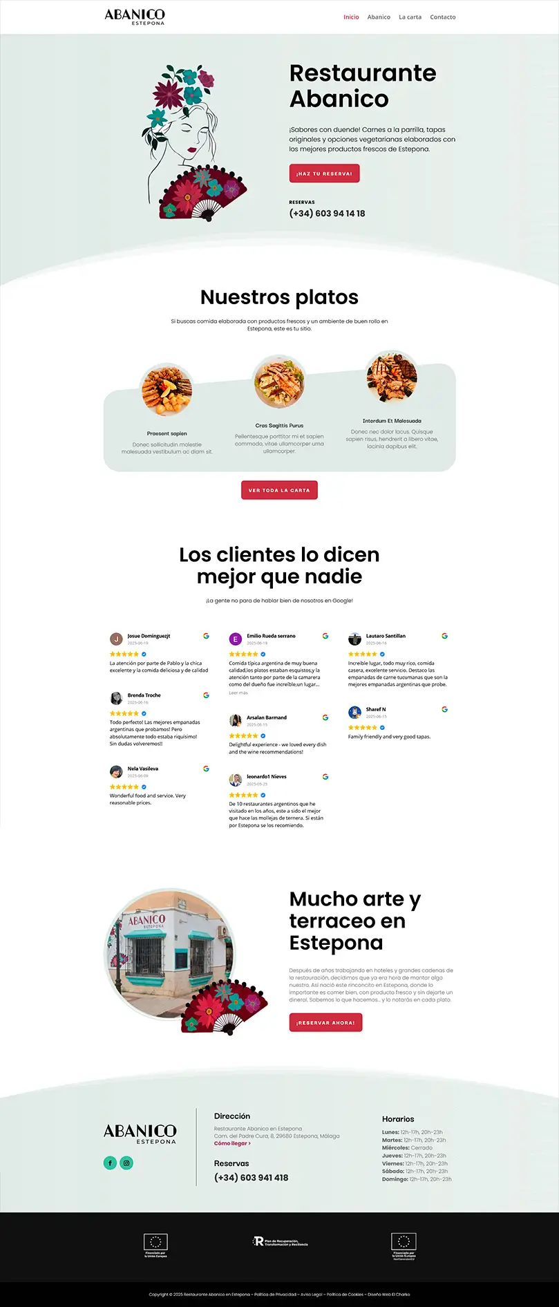 Restaurante Abanico en Estepona