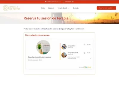 Diseño web en WordPress para Daniela de Castro